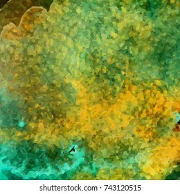 Vector colorful watercolor texture background, abstract illustration