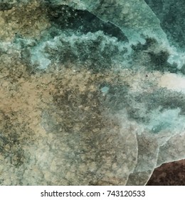 Vector colorful watercolor texture background, abstract illustration