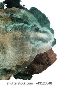 Vector colorful watercolor texture background, abstract illustration