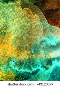 Vector colorful watercolor texture background, abstract illustration