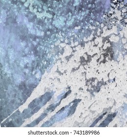 Vector colorful watercolor texture background, abstract illustration