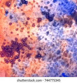 Vector colorful watercolor texture background, abstract illustration