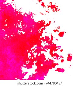 Vector colorful watercolor texture background, abstract illustration