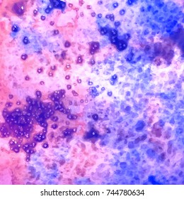 Vector colorful watercolor texture background, abstract illustration