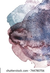 Vector colorful watercolor texture background, abstract illustration