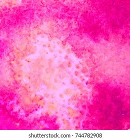 Vector colorful watercolor texture background, abstract illustration