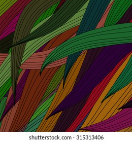 Vector Colorful Wave Background. Abstract Colored Wave Pattern
