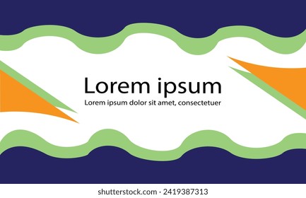 Vector colorful wave line background modern abstract design  for posters Vector illustration