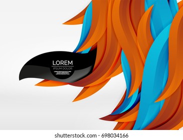 Vector colorful wave lines in white and grey 3d space. Abstract background for your message, vector illustration - business or technology presentation wallpaper