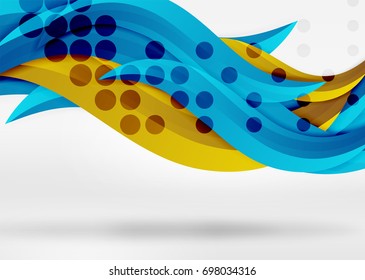 Líneas de onda coloridas vectoras en espacios 3d blancos y grises. Resumen de fondo para su mensaje, ilustración vectorial - fondo de pantalla para presentación de negocios o tecnología