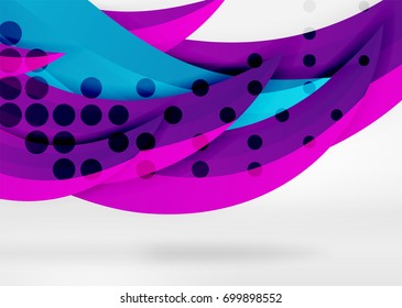 Líneas de onda coloridas vectoras en espacios 3d blancos y grises. Resumen de fondo para su mensaje, ilustración vectorial - fondo de pantalla para presentación de negocios o tecnología