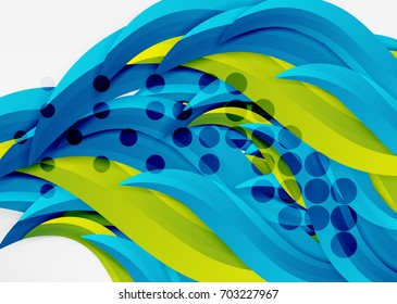 Líneas de onda coloridas vectoras en espacios 3d blancos y grises. Resumen de fondo para su mensaje, ilustración vectorial - fondo de pantalla para presentación de negocios o tecnología