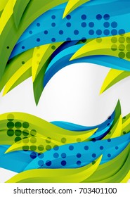 Vector colorful wave lines in white and grey 3d space. Abstract background for your message, vector illustration - business or technology presentation wallpaper