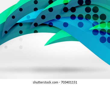 Líneas de onda coloridas vectoras en espacios 3d blancos y grises. Resumen de fondo para su mensaje, ilustración vectorial - fondo de pantalla para presentación de negocios o tecnología