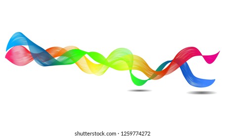 vector of colorful waves