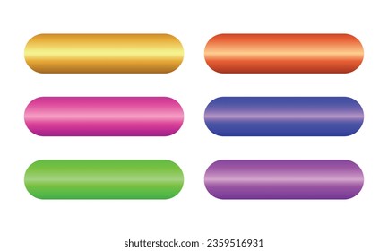 Vector colorful web buttons pack for different purposes.