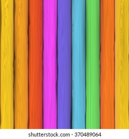 Vector colorful wooden background with place for your text. Eps10
