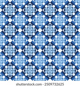 Vector colorfull geometric seamless pattern. Elegant ornament background. Repeated geo design for decor, textile, print