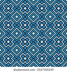 Vector colorfull geometric seamless pattern. Elegant ornament background. Repeated geo design for decor, textile, print
