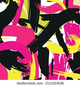 VECTOR COLORFULL GRAPHIC SEAMLESS PATTERN