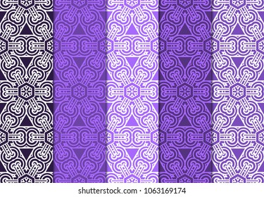 Vector colorfull seamless patterns set. Abstract background. Geometric modern stylish. Vector illustration. for wallpaper, packaging, banners, invitations, business cards, fabric print