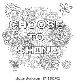 Download Quotes Coloring Book High Res Stock Images Shutterstock