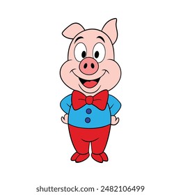 vector coloring cute a cartoon design