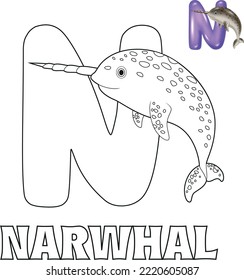 3,168 Narwhal Colouring Images, Stock Photos & Vectors | Shutterstock