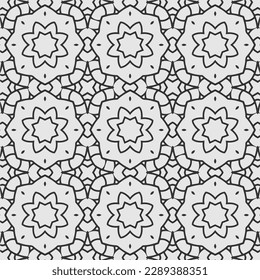 vector coloring geometric flower shapes and pattern background