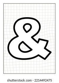 vector coloring page with number text illustration