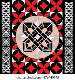 vector colors geometry vintage background 
