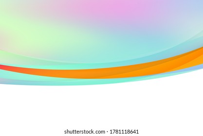Vector colors wavy wave abstract swoosh background. Wavy waves banner color line for web banner. 