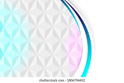 Vektorfarben Wavy-Wave-Papier abstrakter Swoosh-Hintergrund. Wavy Wellen Banner-Farblinie für Web-Banner. 