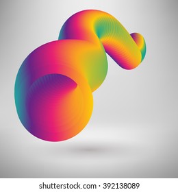 vector colourful abstract gradient blended background design
