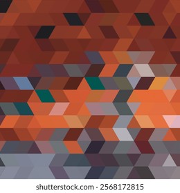 Vector of colourful abstract mosaic pattern. geometric design