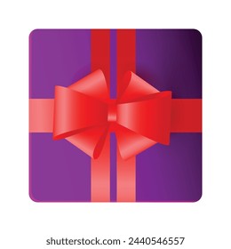 Vector bunte Geschenkboxen mit Band auf weißem Hintergrund
