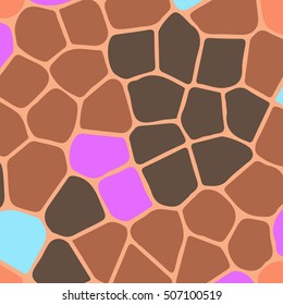 Vector colourful ornamental backdrop made of mosaic. New texture for design work