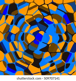 Vector colourful ornamental backdrop made of mosaic. New texture for design work