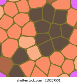 Vector colourful ornamental backdrop made of mosaic. New texture for design work