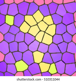 Vector colourful ornamental backdrop made of mosaic. New texture for design work