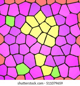 Vector colourful ornamental backdrop made of mosaic. New texture for design work