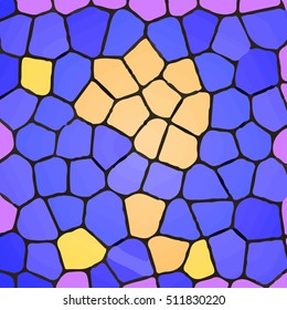 Vector colourful ornamental backdrop made of mosaic. New texture for design work
