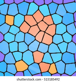 Vector colourful ornamental backdrop made of mosaic. New texture for design work