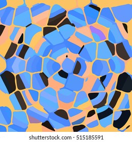 Vector colourful ornamental backdrop made of mosaic. New texture for design work