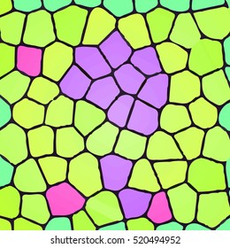 Vector colourful ornamental backdrop made of mosaic. New texture for design work