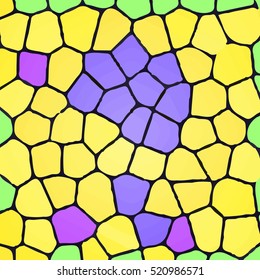 Vector colourful ornamental backdrop made of mosaic. New texture for design work
