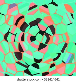 Vector colourful ornamental backdrop made of mosaic. New texture for design work