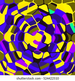 Vector colourful ornamental backdrop made of mosaic. New texture for design work