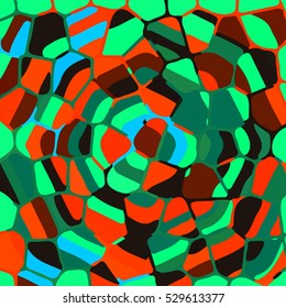 Vector colourful ornamental backdrop made of mosaic. New texture for design work