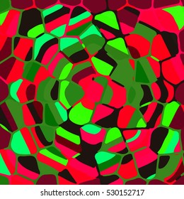 Vector colourful ornamental backdrop made of mosaic. New texture for design work